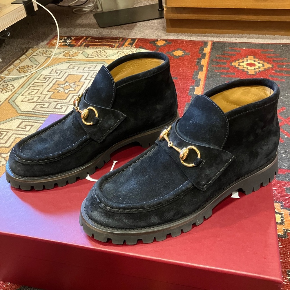 Gucci Sylke horsebit ankle boot - moccasin - loafer